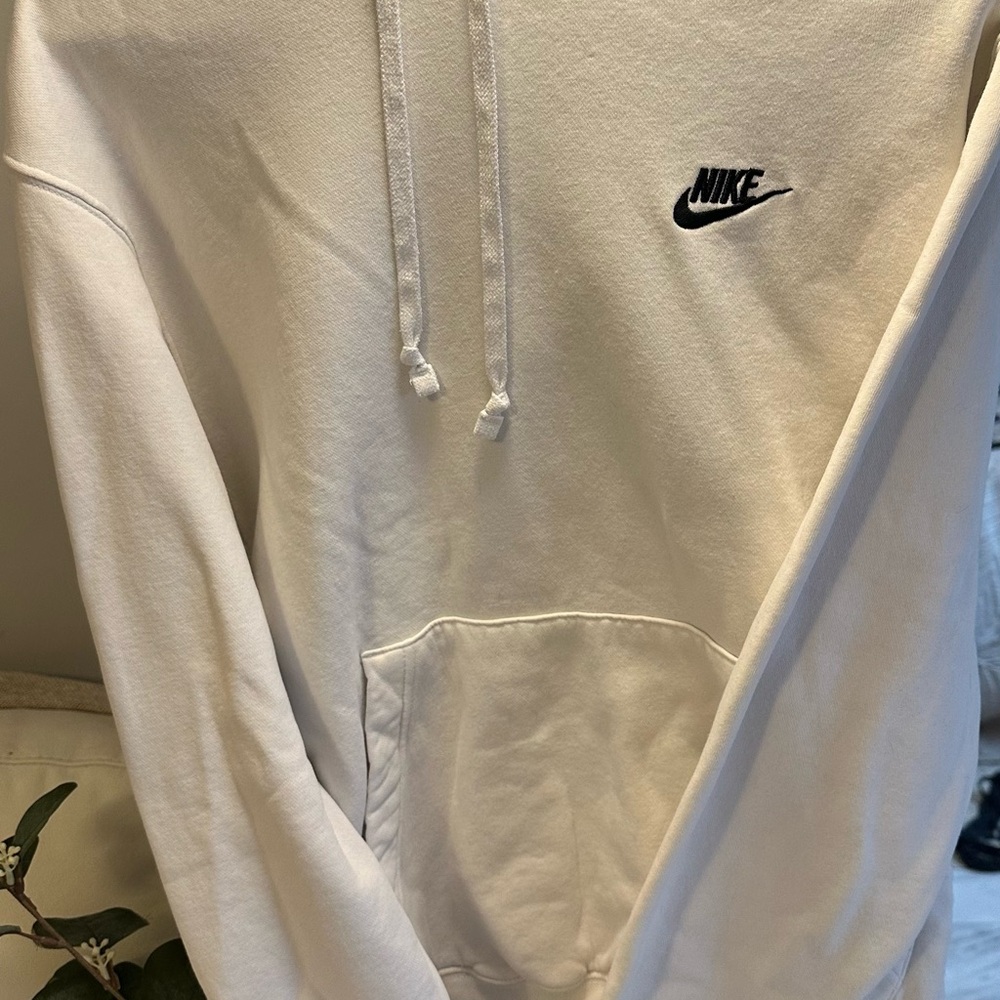 Nike White Hoodie